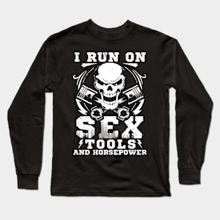 I rune on Sex Tools Mechanics Long Sleeve T-Shirt